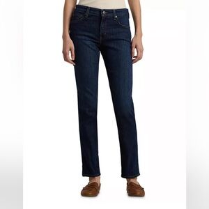Lauren Ralph Lauren Mid Rise Straight Leg Jeans